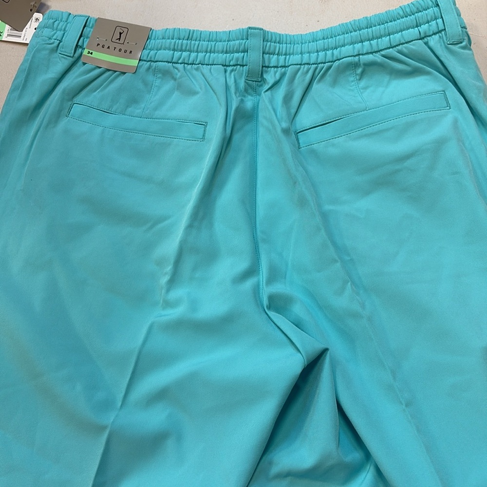 PGA TOUR 8” Drawstring Elastic Performance Golf Shorts - Picture 4 of 4